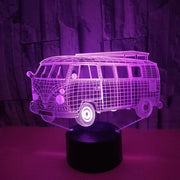 3D Bus Night Light - LED Table Lamp