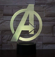 Marvel Avengers 3D Colorful LED Night Light