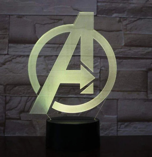 Marvel Avengers 3D Colorful LED Night Light